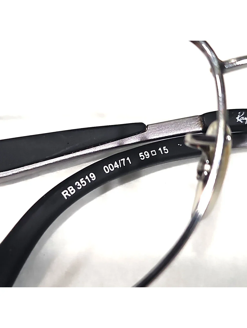 Ray Ban RB3519 004/71 Gunmetal Aviator Sunglasses Frame 59-15